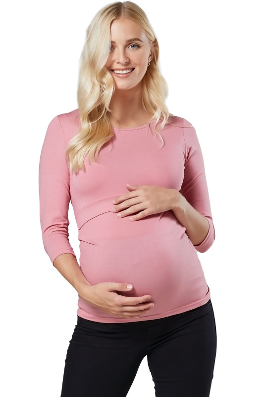 Chelsea Clark Halenka 3/4 rukáv STARORŮŽOVÁ Velikost: M