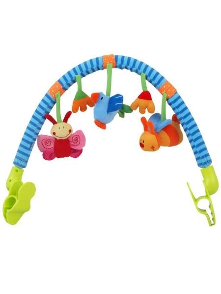 Plyšová závěsná hračka na kočárek Baby Mix