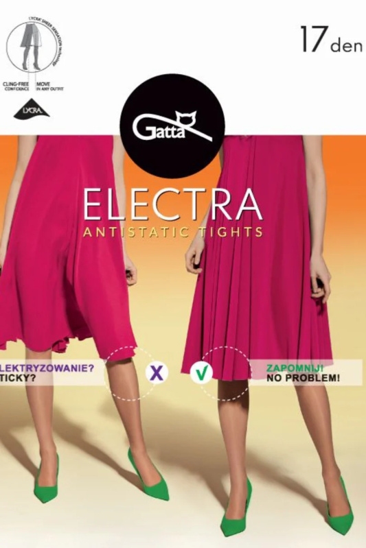 Hladké dámské punčochové kalhoty ELECTRA - 17 DEN - 5 visone 5-XL
