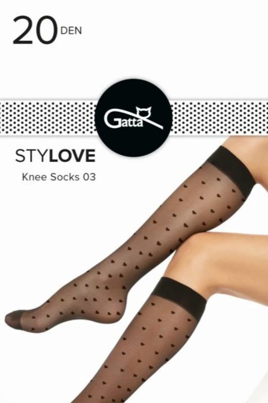 STYLOVE - PODKOLENKY 03 NERO UNI