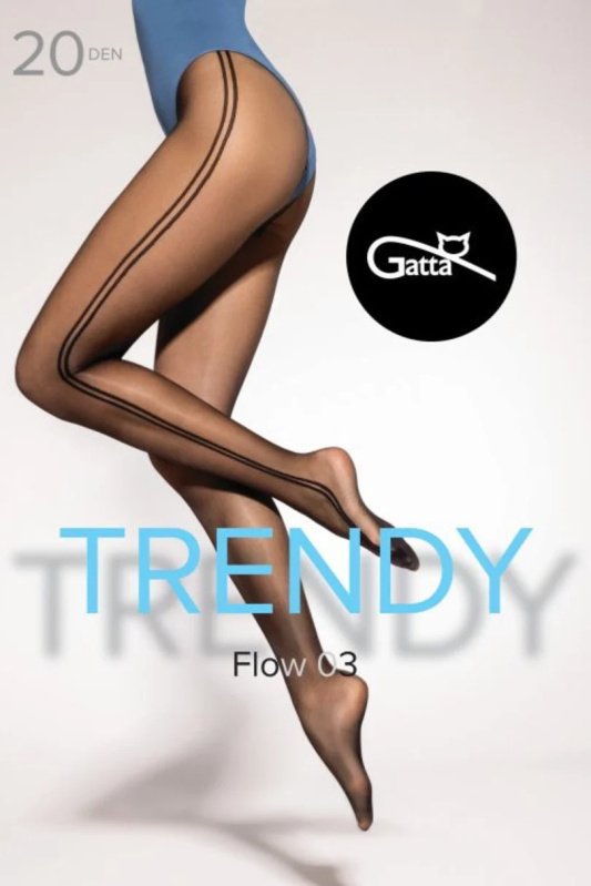 Dámské punčochové kalhoty FLOW - 03 NERO 2-S