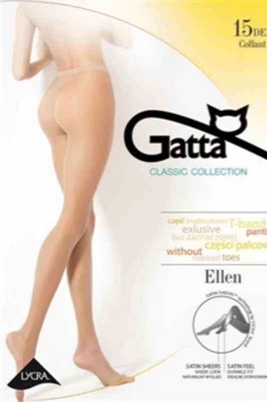 Dámské punčochové kalhoty ELLEN - 15 DEN zlatý 3-M