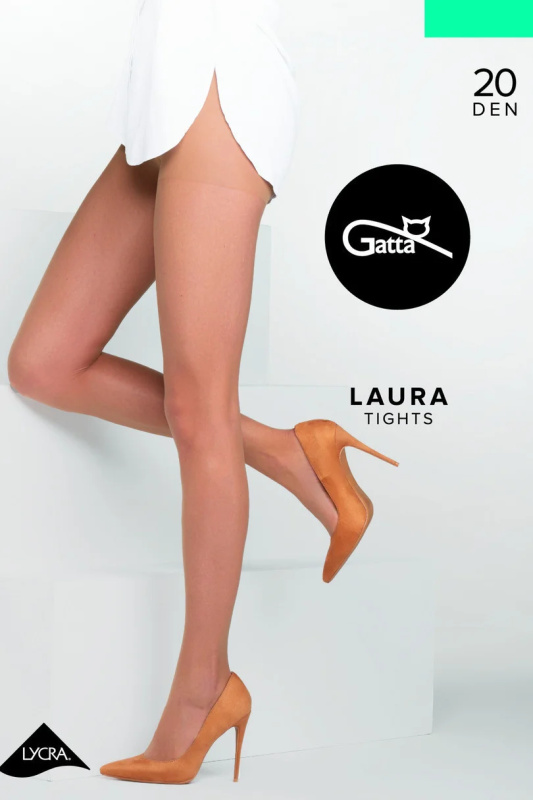 Dámské punčochové kalhoty LAURA 20 - LYCRA roz.5 nero 5-XL