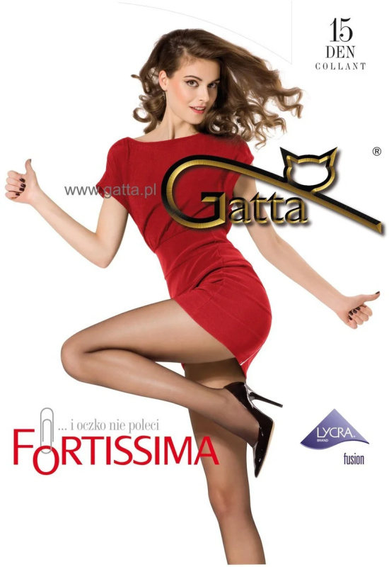 FORTISSIMA - Punčochové kalhoty 3D - GATTA zlatý 2-S