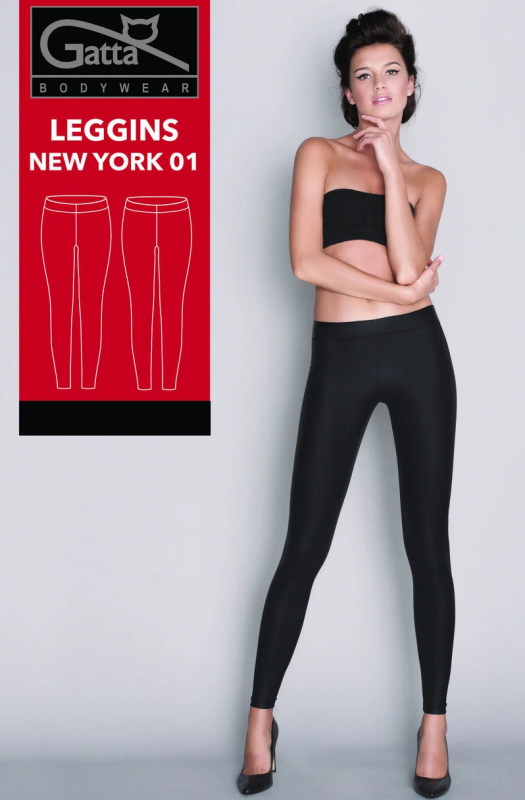 Legíny NEW YORK 01 - GATTA BODYWEAR černá L