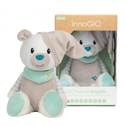 InnoGio Interaktivní usínáček s melodiemi a světlem GIOfriends Angelo