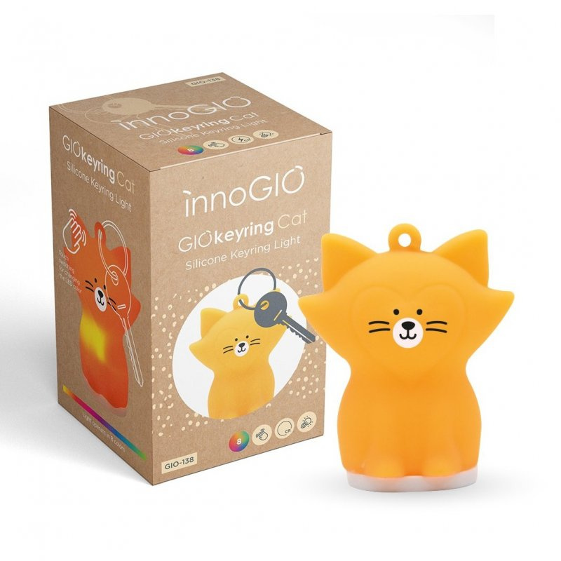 innoGIO silikonový přívěsek GIOkeyring Cat