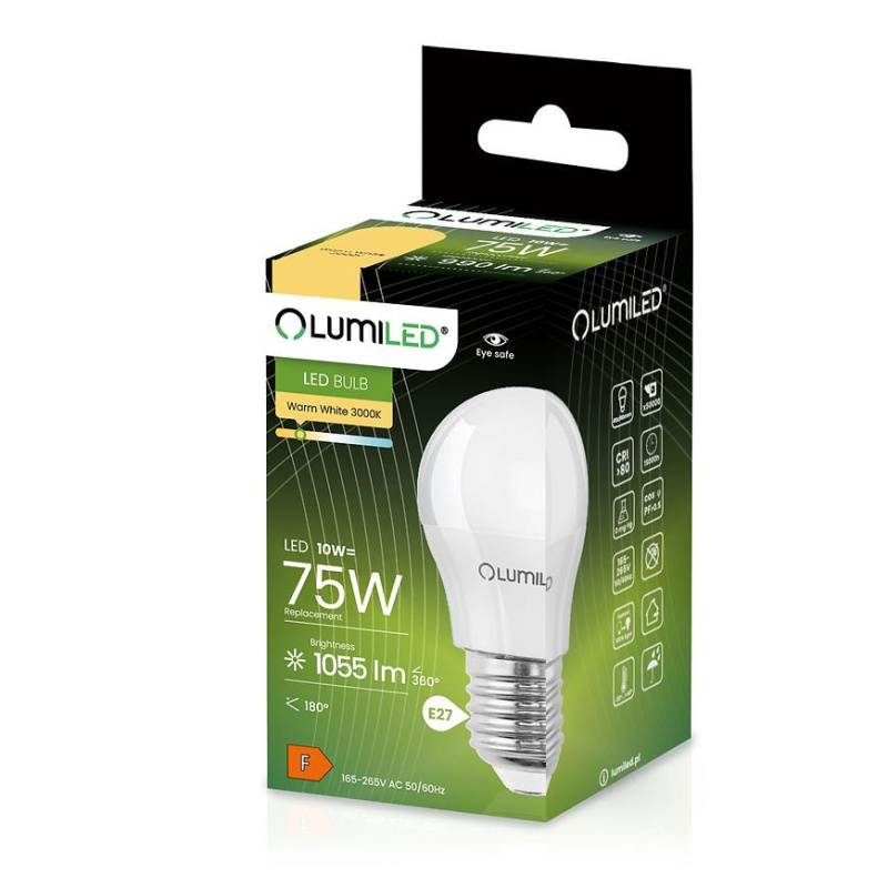 Žárovka Led koule 10W E27 1055LM CB