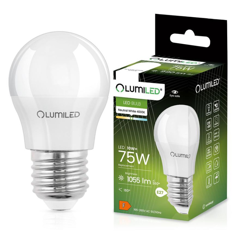 Žárovka Led koule 10W E27 1055LM NB