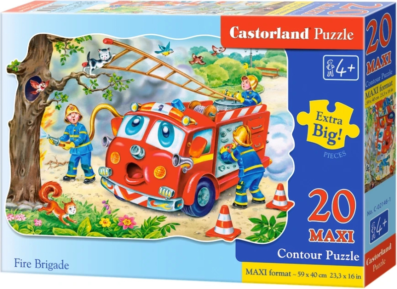 CASTORLAND Puzzle Hasiči MAXI 20 dílků