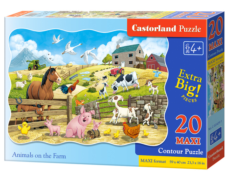 Puzzle Maxi Farma – Zvířata