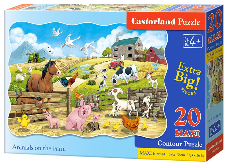 Puzzle Maxi Farma – Zvířata