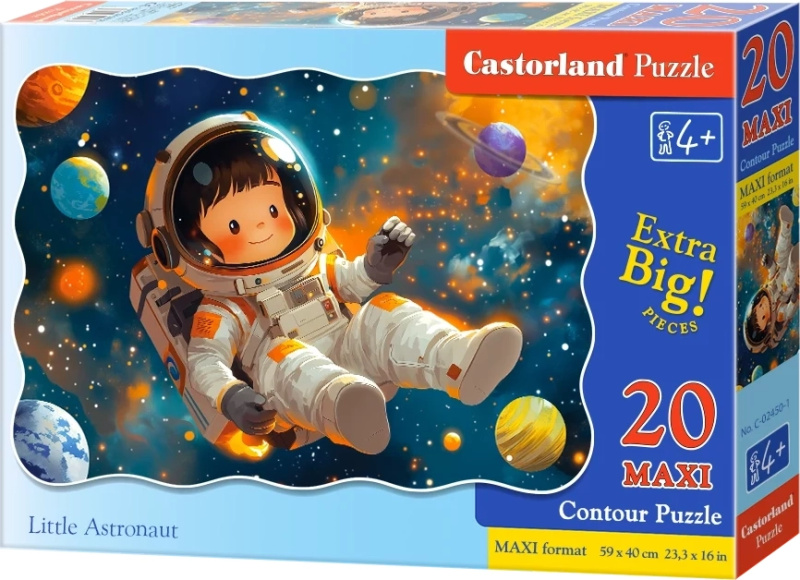 Castorland puzzle Malý astronaut MAXI 20 dílků