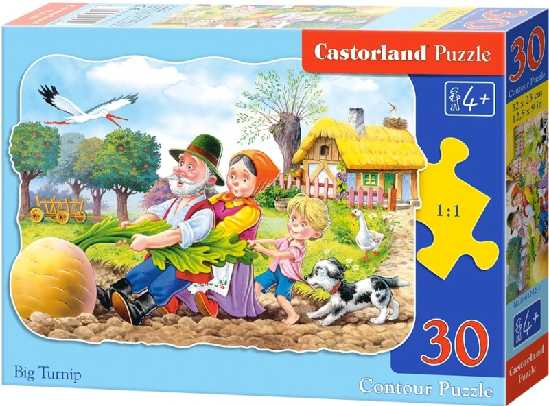 Puzzle Pohádka o řepě - 30 dílků