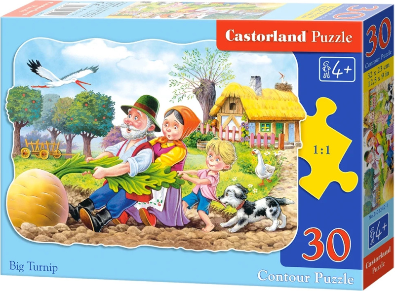 Puzzle Pohádka o řepě - 30 dílků