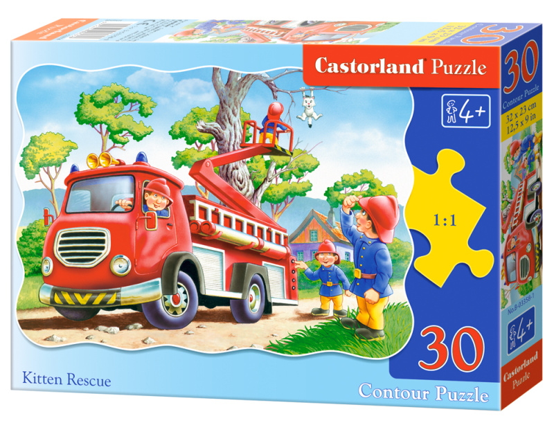 Puzzle Castorland 30 dílků – Záchrana koťátka