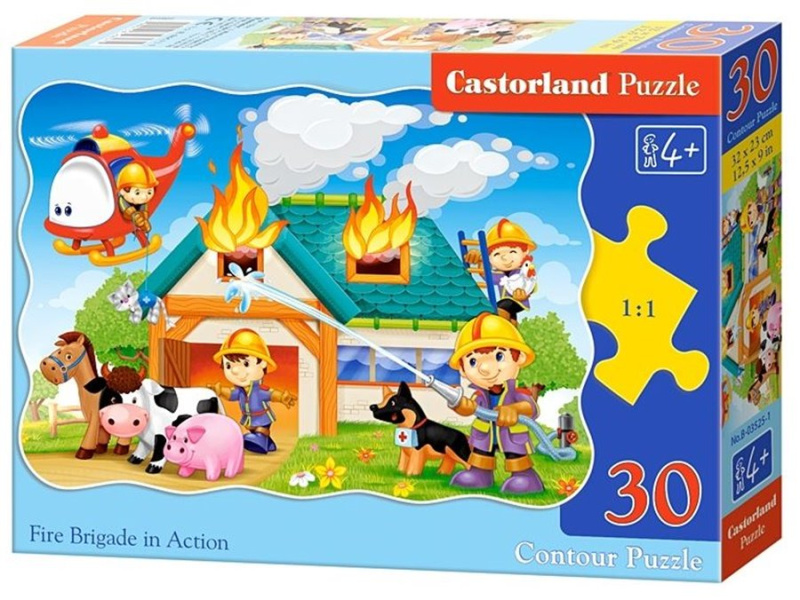 Castorland Hasiči v akci 30 dílků