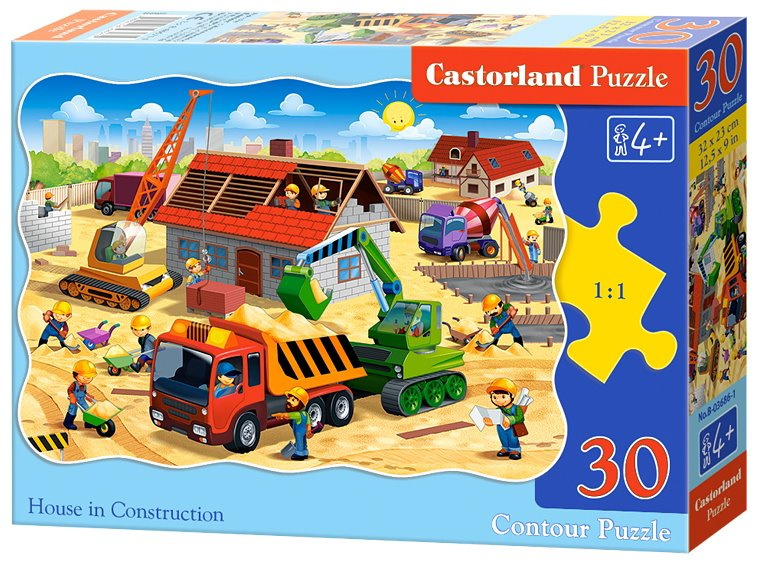 Castorland Na stavbě 30 dílků