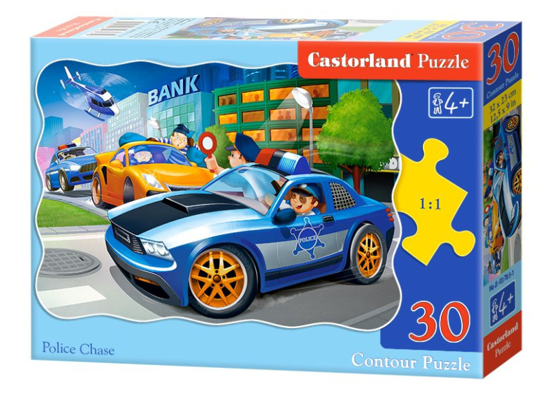 Castorland Policejní honička 30 dílků