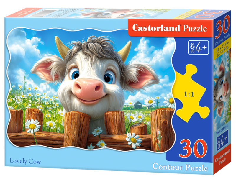 Castorland puzzle Krásná kravička 30 dílků