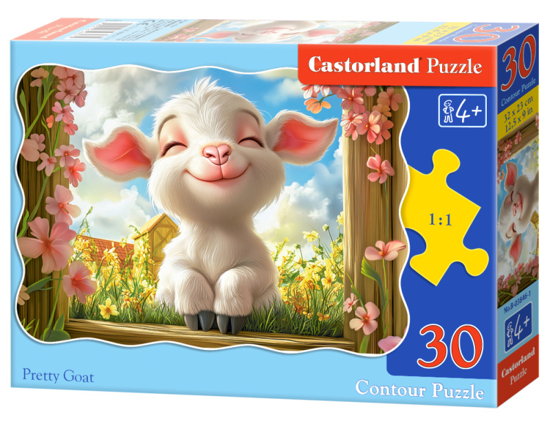 castorland puzzle krásná koza 30 dílků