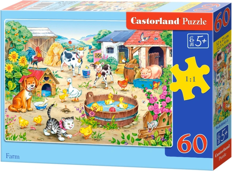 Puzzle Castorland 60 dílků - Farma