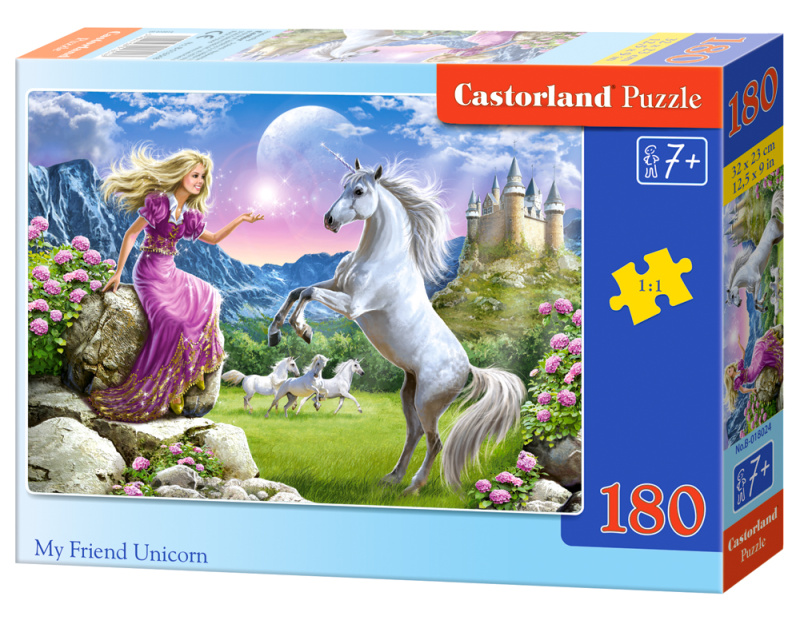 Castorland Můj přítel jednorožec 180 dílků