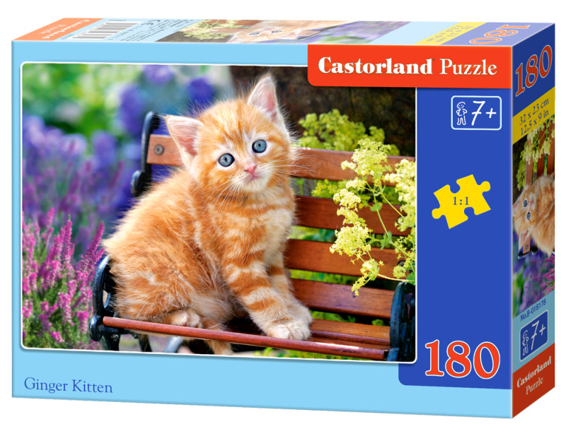 Castorland Zrzavé kotě 180 dílků