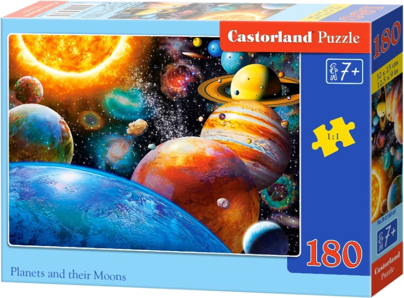 Puzzle Castorland 180 dílků - Planetky