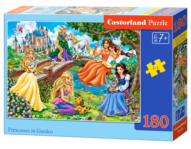 Puzzle Princezny v zahradě 180 dílků
