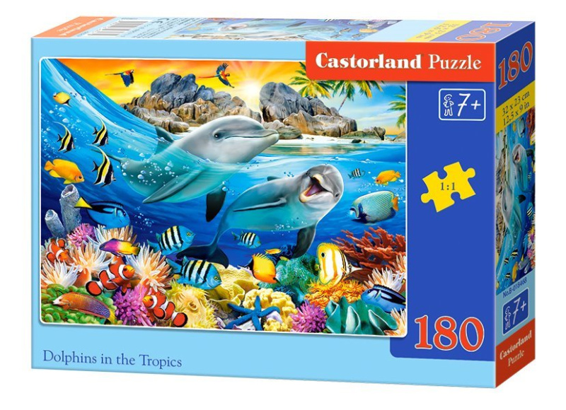 Castorland Dolphins in the Tropics 180 dílků