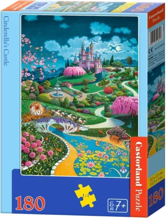 Puzzle pro děti Castorland 180 dílků Popelčin zámek