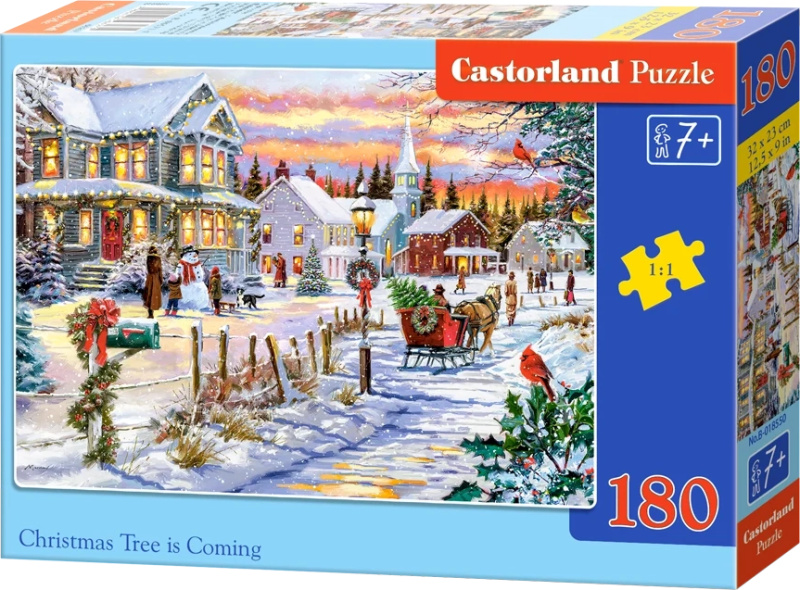 Puzzle castorland vánoce přicházejí 180 dílků