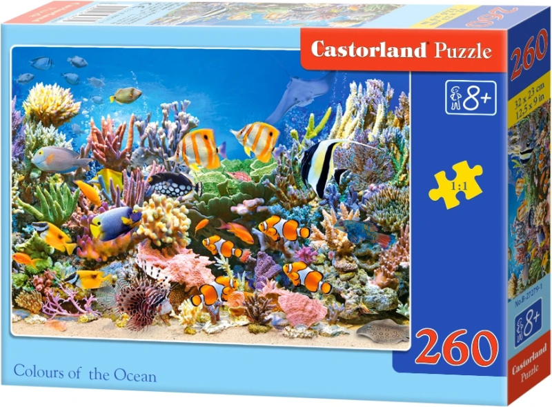 CASTORLAND Puzzle Barvy oceánu 260 dílků