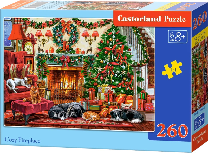 Puzzle útulný krb 260 dílků