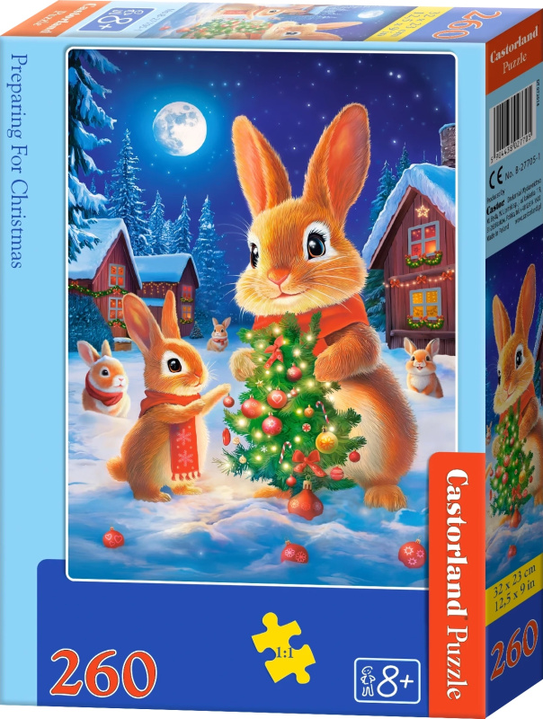 Castorland puzzle Příprava na Vánoce 260 dílků