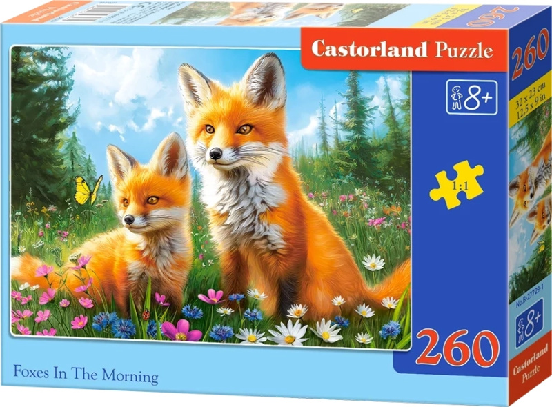 Castorland puzzle Liščí ráno 260 dílků