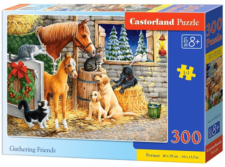 Castorland Setkání přátel ve stáji 300 dílků