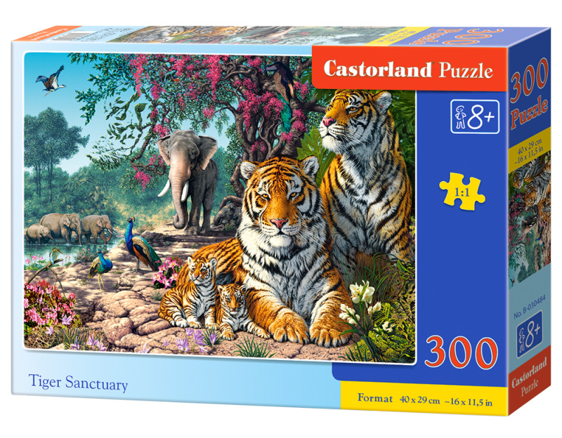 Castorland Tygří rezervace 300 dílků