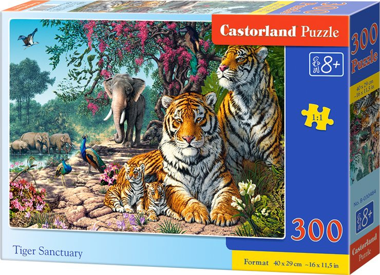 Castorland Tygří rezervace 300 dílků
