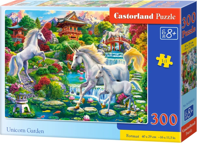 Castorland Jednorožec v zahradě 300 dílků