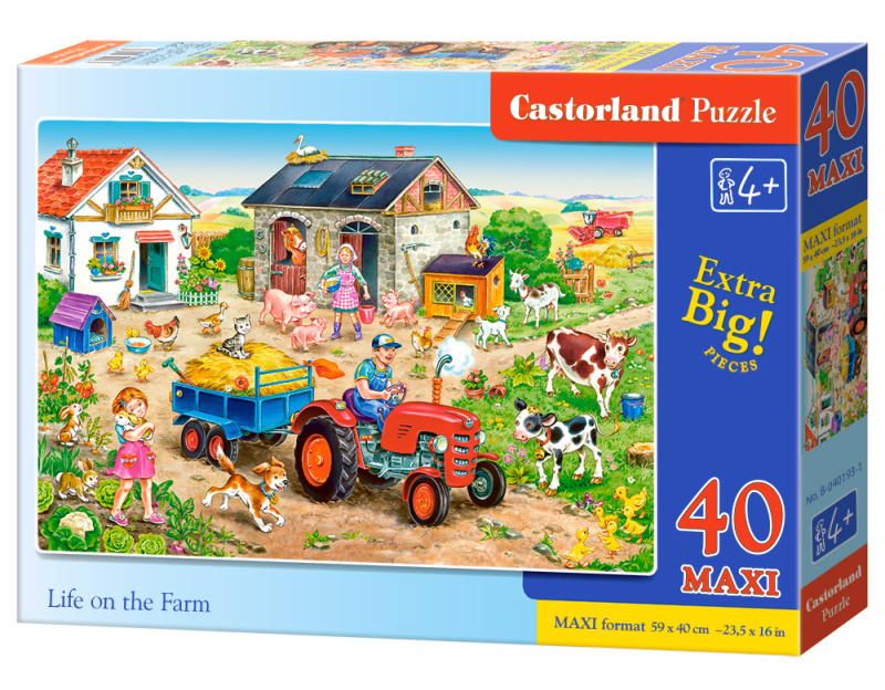 Maxi puzzle Život na farmě