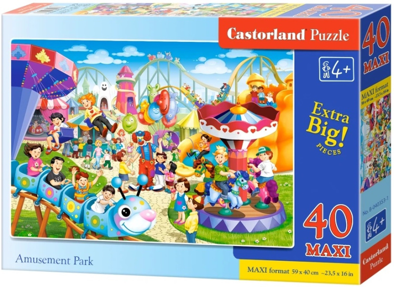 Puzzle Zábavní park MAXI 40 dílků