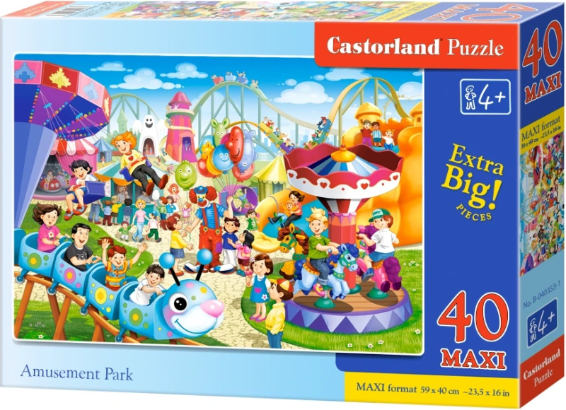 Puzzle Zábavní park MAXI 40 dílků