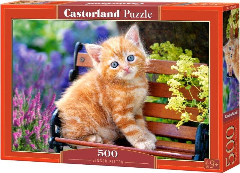 Castorland Zrzavé koťátko 500 dílků