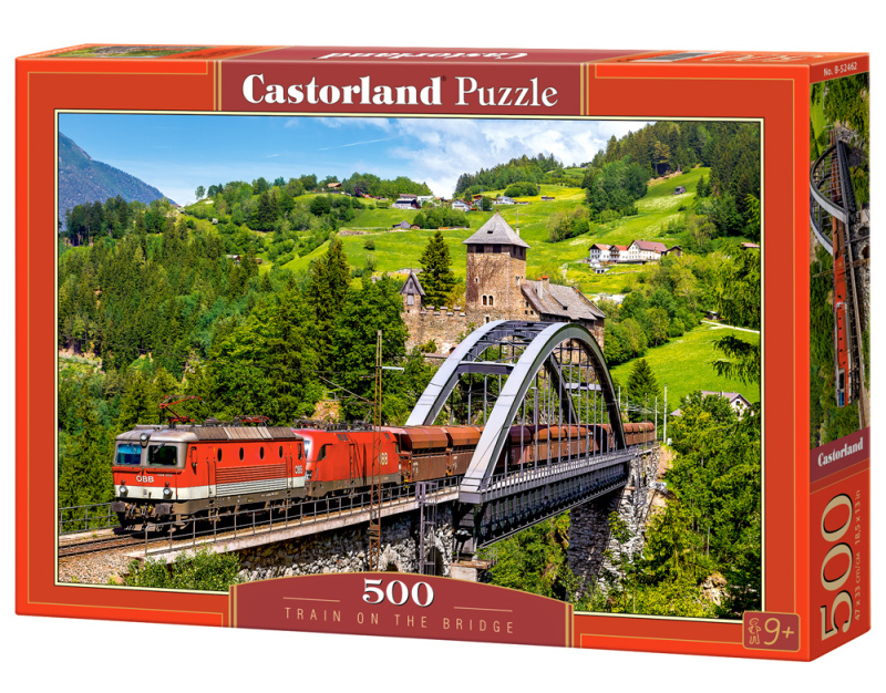 Castorland Vlak na mostě 500 dílků
