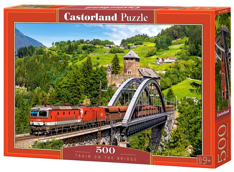 Castorland Vlak na mostě 500 dílků