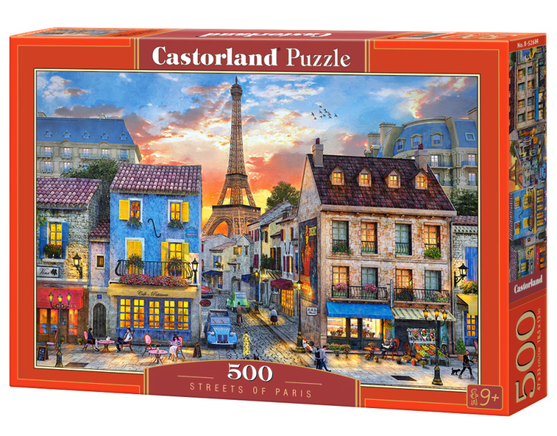 Castorland puzzle Pařížské ulice 500 dílků