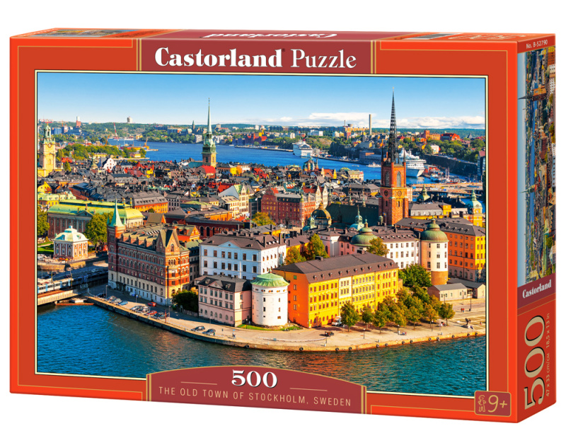 Puzzle Stockholm Švédsko 500 dílků