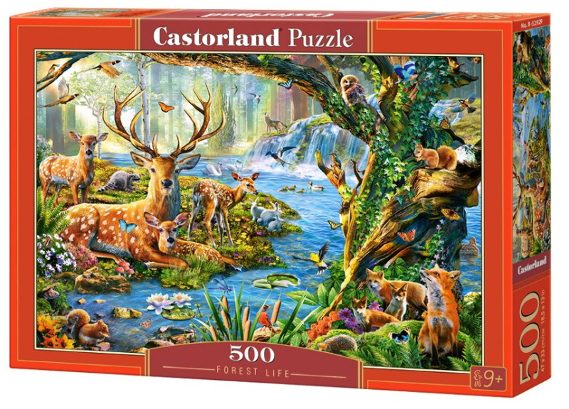 Castorland Život v lese 52929 500 dílků